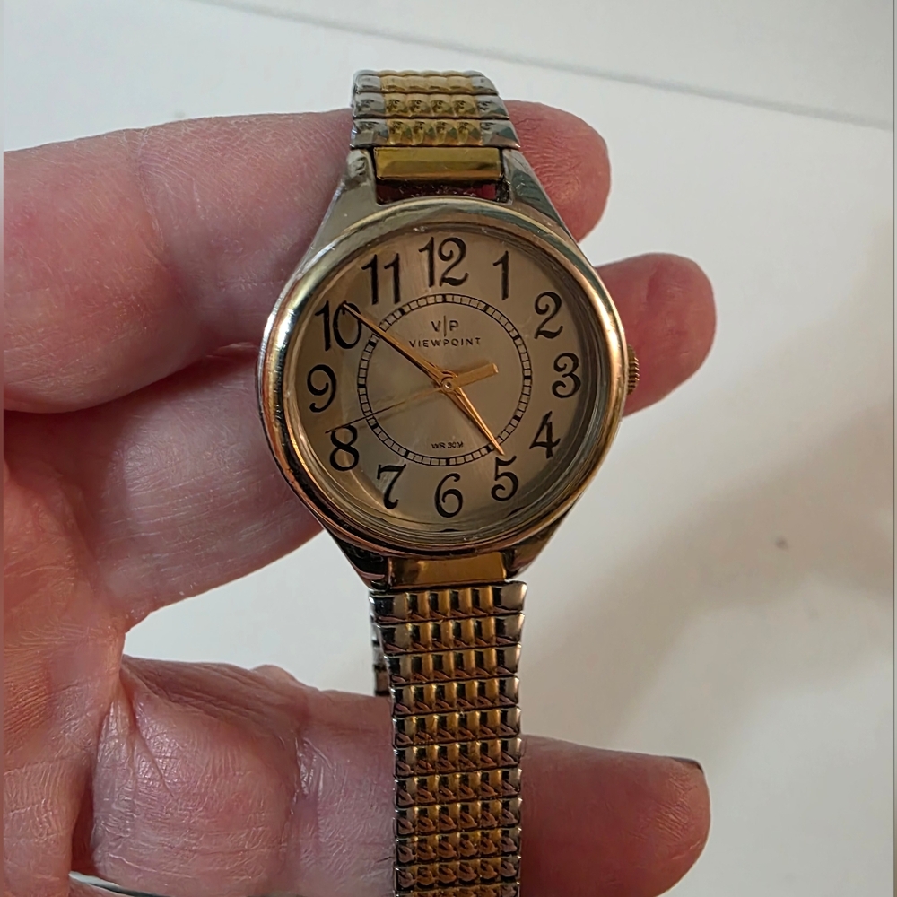View Point 2 Tone Watch Stainless Steele